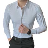 پیراهن مجلسی آستین بلند مردانه