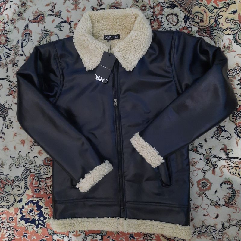 کاپشن بوفالو مردانه با آستر شیرلینگ | استایل زمستانی لوکس و گرم | مودی کالا