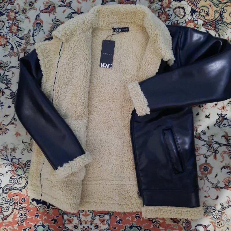 کاپشن بوفالو مردانه با آستر شیرلینگ | استایل زمستانی لوکس و گرم | مودی کالا